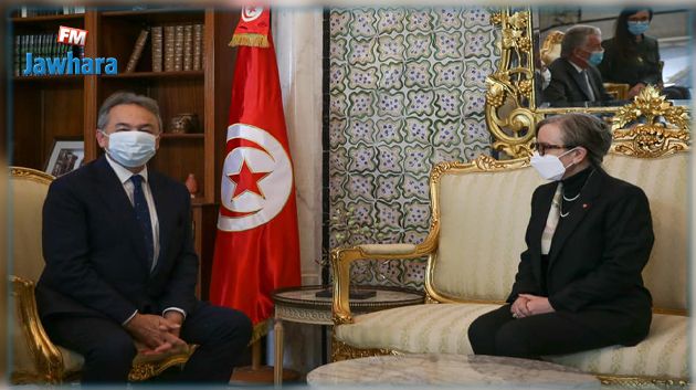 لقاء بين رئيسة الحكومة والمبعوث الخاص للرئيس الفرنسي