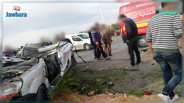 خلال 24 ساعة : وفاة 7 أشخاص وإصابة 308 آخرين في حوادث مختلفة