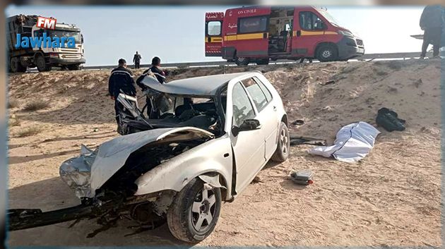 المهدية: وفاة كهل في حادث مرور‎‎