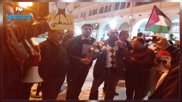 صفاقس: وقفة مساندة للشعب الفلسطيني 