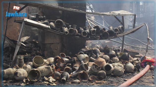 حريق سوق الحناء بقابس: قرارات خلية الأمة