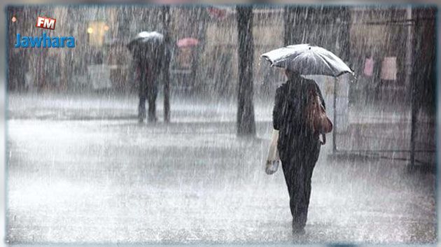 أمطار رعدية وغزيرة مع تساقط البرد في هذه المناطق