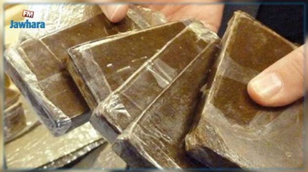 حجز 44 صفيحة من مخدر الزطلة  على الحدود التونسية الجزائرية 