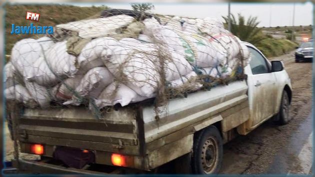 ضبط بضاعة مهربة بمدنين وقابس والقبض على شخص محل حكم بالسجن