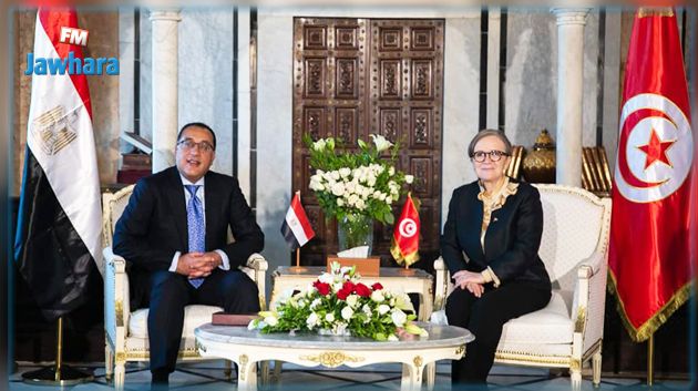 بودن ومدبولي يتفقان على تعزيز علاقات التعاون الاقتصادي بين تونس ومصر