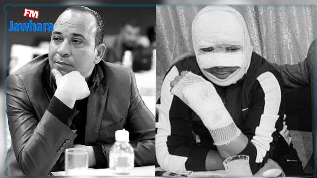 رشّه بائع خمر بماء