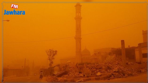 عاصفة غبارية عنيفة تقتل 10 أشخاص في سوريا (فيديو)