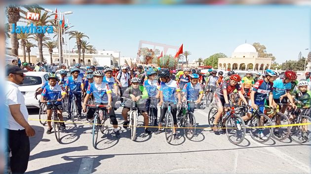 سباق كأس الحبيب بورقيبة للدراجات بمدينة المنستير