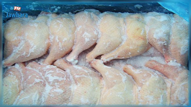  حجز 10 أطنان من اللحوم البيضاء المجمّدة غير الصالحة في مخازن شركة تبريد مختصة