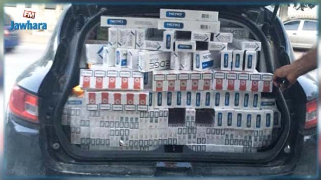 مصالح الحرس الديواني تحجز بضائع مهربة بقيمة 463 ألف دينار (صور)