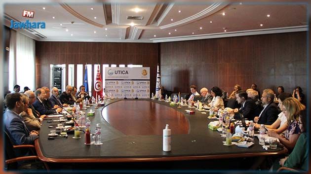  الوضع العام بتونس محور جلسة بين  منظمة الأعراف و وفد من البرلمان الأوروبي
