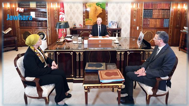 رئيس الجمهورية يلتقي وزيريْ الداخلية والعدل