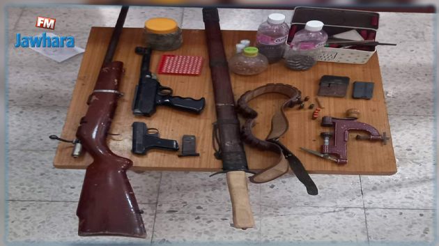 خلال مداهمة منزل في المهدية: حجز مسدسين وبندقية صيد‎‎