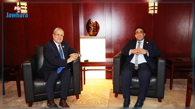 الجرندى يؤكد لرئيس المجلس الرئاسي الليبي دعم تونس لحل ليبي