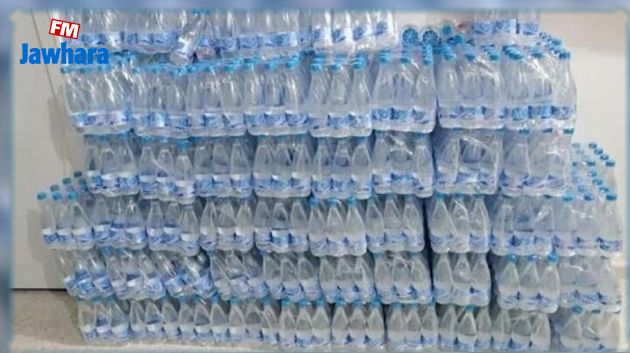 المنستير: حجز 89 ألف لتر من المياه المعدنية في مخزن بالبقالطة