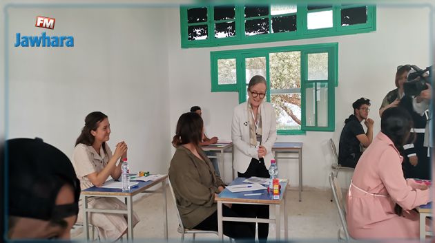 الفحص: رئيسة الحكومة ووزير التربية يطّلعان على سير اختبارات الباكالوريا (صور)‎‎