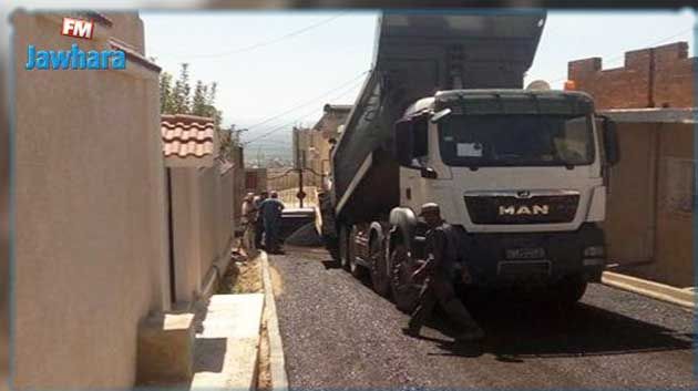 الشروع في تعبيد عدد من الطرقات في مدينة المنستير