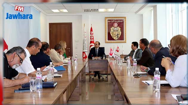 رئيس هيئة الانتخابات يلتقي وزير تكنولوجيات الاتصال ووفدا عن مؤسستي التلفزة والإذاعة والديوان الوطني للإرسال