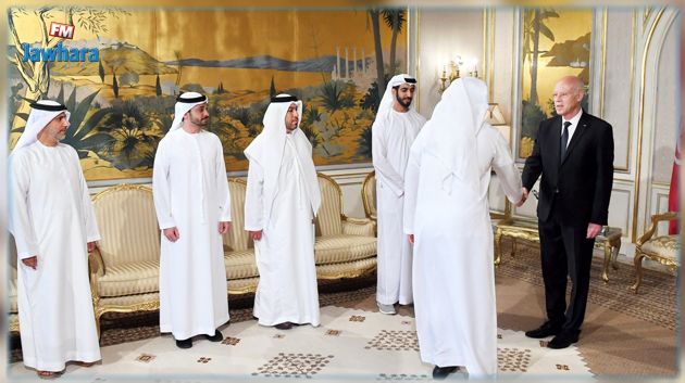 سعيّد يستقبل وزير الدولة الإماراتي