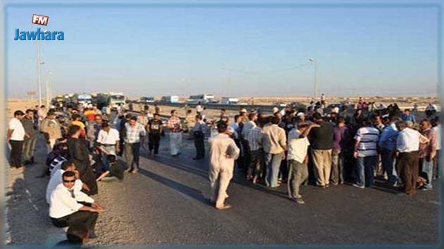 أكثر من 500 عائلة دون ماء.. غلق الطريق الجهوية الرابطة بين بوسالم وفرنانة