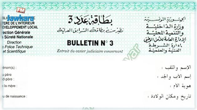 فتح كافة المراكز والمناطق التابعة للشرطة والحرس يومي السبت والأحد لاستخراج البطاقة عدد3
