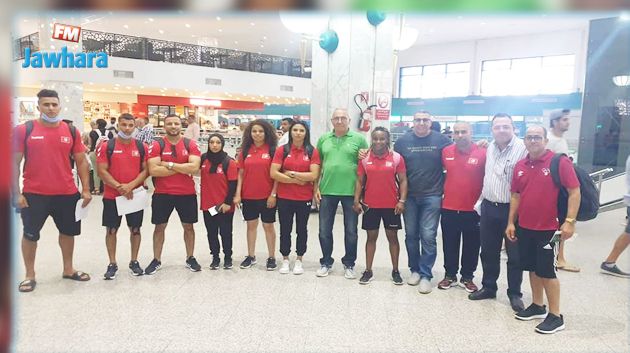 بعثة المنتخب الوطني لرفع الاثقال تشد الرحال الى الجزائر