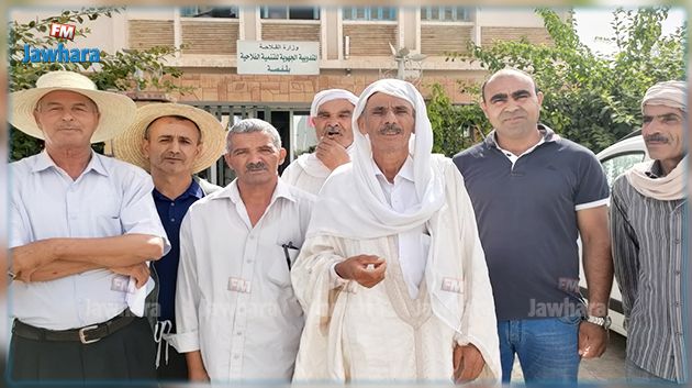 وقفة احتجاجية لمربي الابل بولاية قفصة