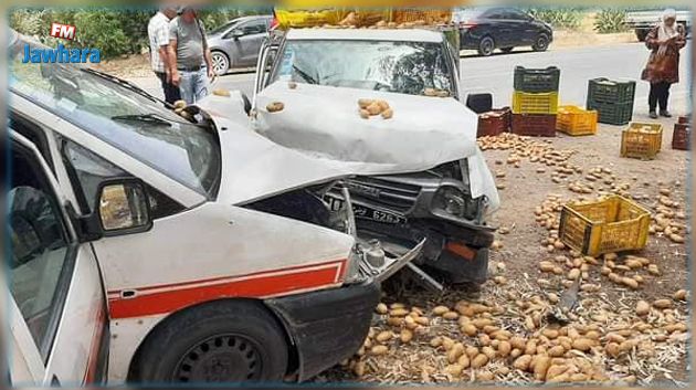 القصرين: حادث مرور يسفر عن 12 إصابة