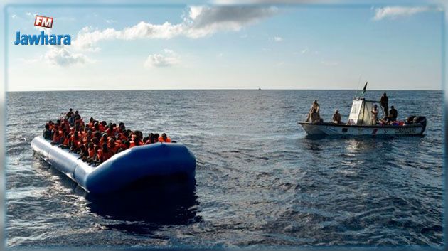 إنقاذ 100 مهاجر غير نظامي من الغرق وانتشال 3 جثث لمهاجرين آخرين