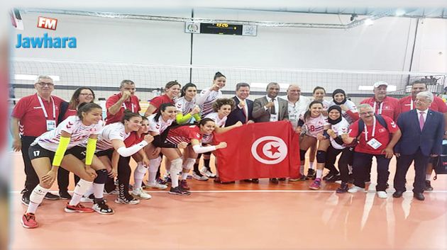  الكرة الطائرة: منتخب السيدات ينهي مشاركته  بدورة وهران في المركز الثامن