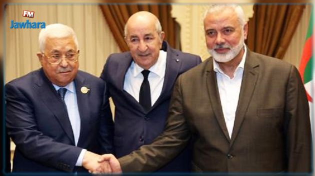 لقاء تاريخي بين عباس وهنية في الجزائر
