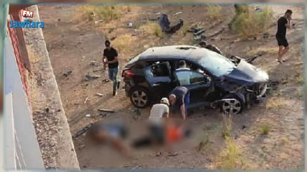 حادث مرور بالطريق الرابطة بين سوسة والقيروان يسفر عن وقوع إصابات