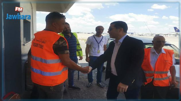 وزير النقل في زيارة إلى مطار قرطاج