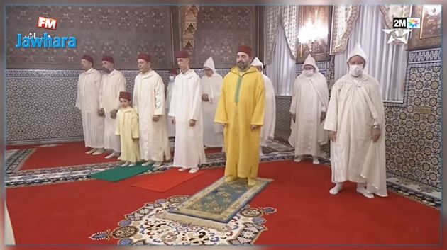 أول ظهور علني لملك المغرب بعد اصابته بكورونا (فيديو)