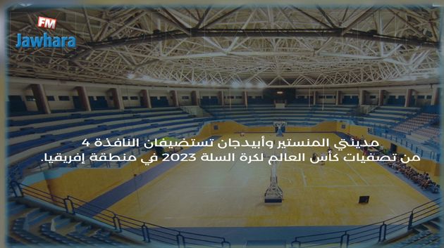 كرة السلة :مدينتي المنستير وأبيدجان تستضيفان النافذة 4 من تصفيات المونديال