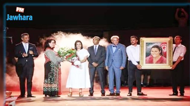  تكريم  أنس جابر في افتتاح مهرجان قرطاج 