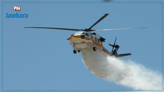 حريق جبل برج السدرية: بطلب من تونس الجزائر ترسل حوامتيْن كبيرتيْن و20 شاحنة حماية مدنية من الحجم الكبير