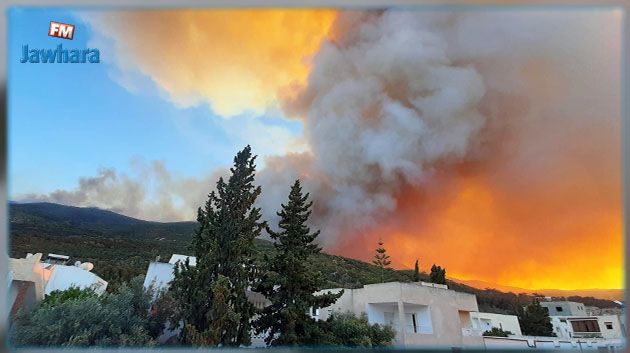 دار شعبان الفهري.. اندلاع حريق بمنطقة الفرينين