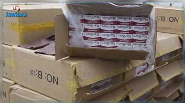 الحرس الديواني يحجز 73 ألف علبة سجائر مهربة
