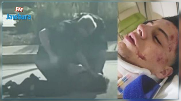 اعتداء وحشي للشرطة الأمريكية على فتى من أصول عربية (فيديو)