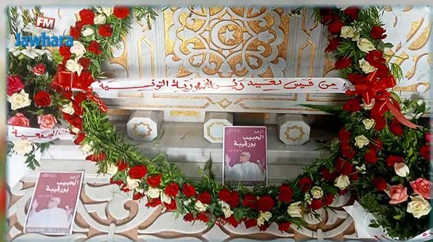 سعيّد يحتفي بذكرى ميلاد بورقيبة (صور)