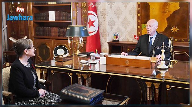 لقاء بين رئيس الجمهورية و رئيسة الحكومة