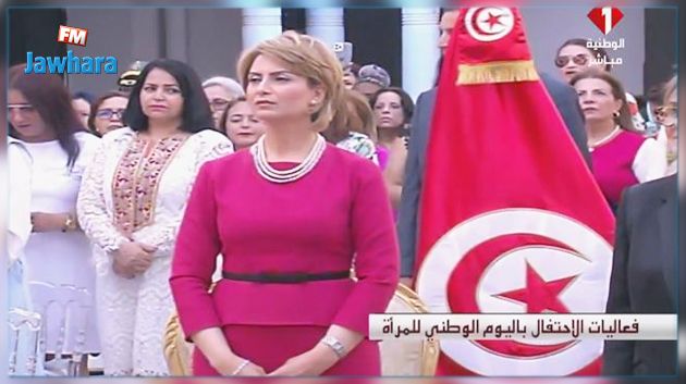 عقيلة رئيس الجمهورية تشرف على موكب الاحتفال بعيد المرأة (صور)