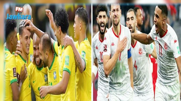 البرازيل تواجه تونس استعدادا لمونديال قطر 2022
