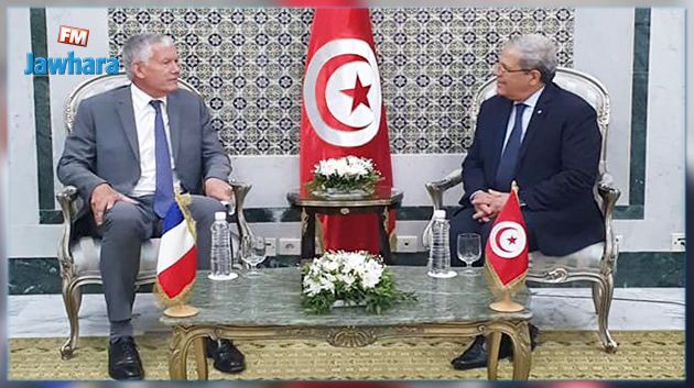 الجرندي يطلع سفير فرنسا على المراحل المقبلة في تطبيق أحكام الدستور الجديد