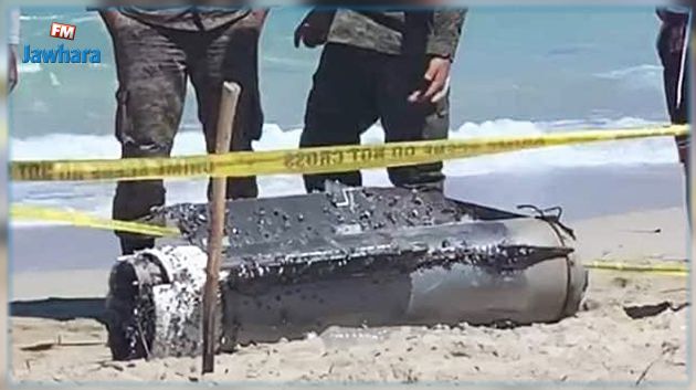 المهدية.. العثور على قذيفة حربية قديمة بشاطئ الشعابنة