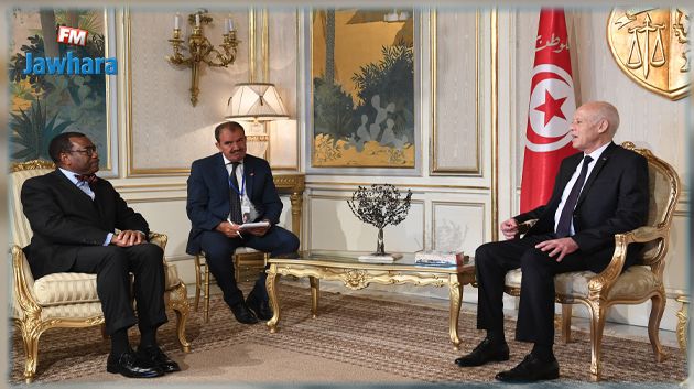 خلال لقائه برئيس مجموعة البنك الافريقي للتنمية: سعيّد يستعرض  جملة من المشاريع الممكن تمويلها