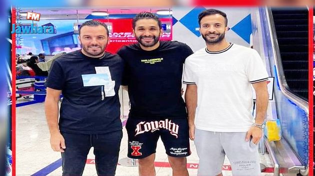 الخنيسي و بوزغبة في استقبال بلال العيفة