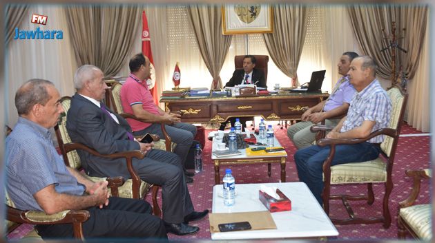 جلسة عمل بمقر ولاية سوسة بخصوص وضعية 