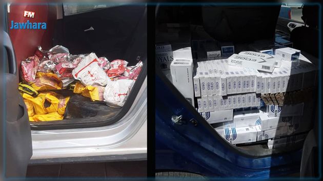 حجز كميات من البضائع المهربة بقيمة 360 ألف دينار